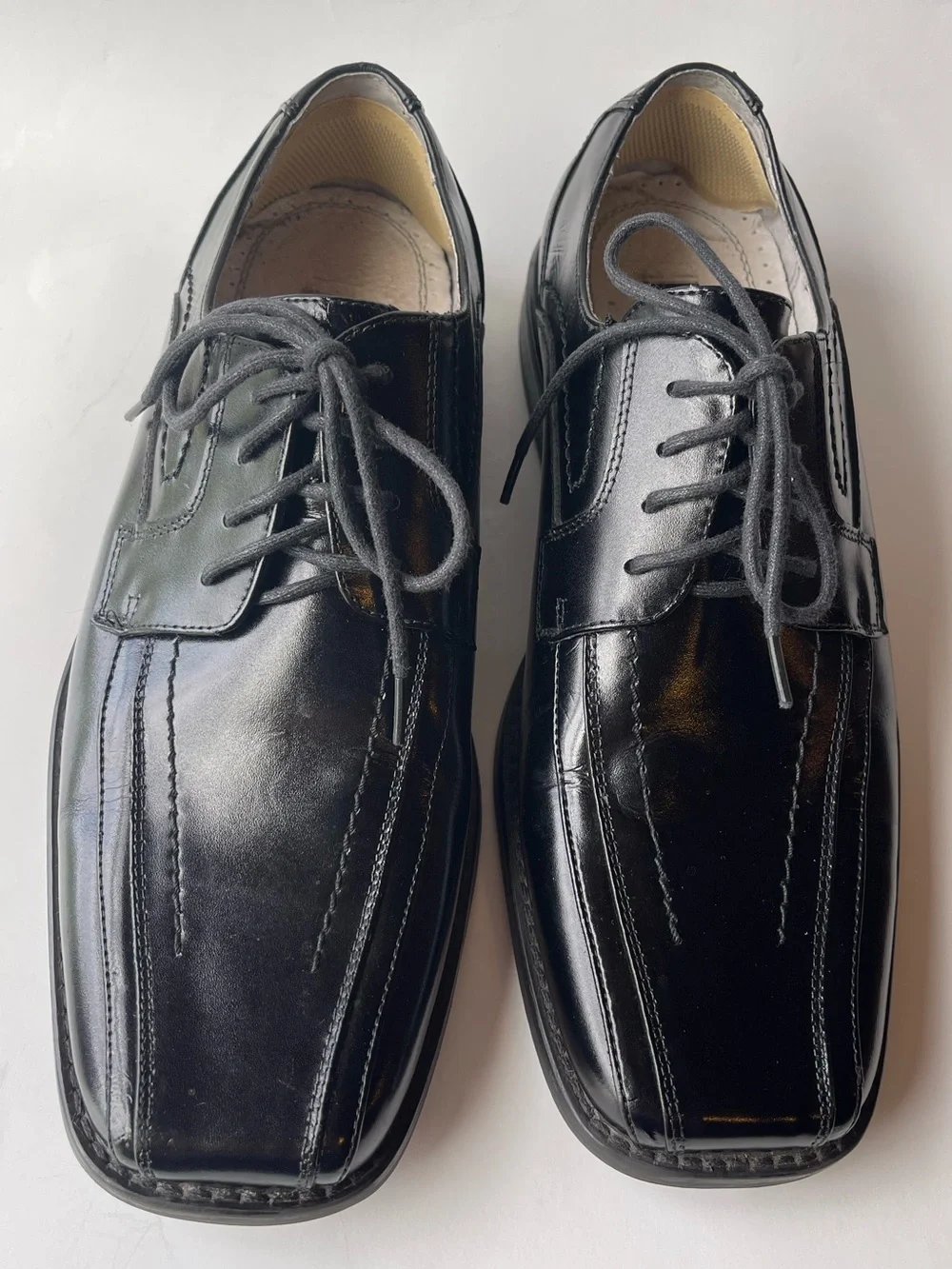 Stacy Adams Corrado Black Leather Men's Dress Shoes- 7M